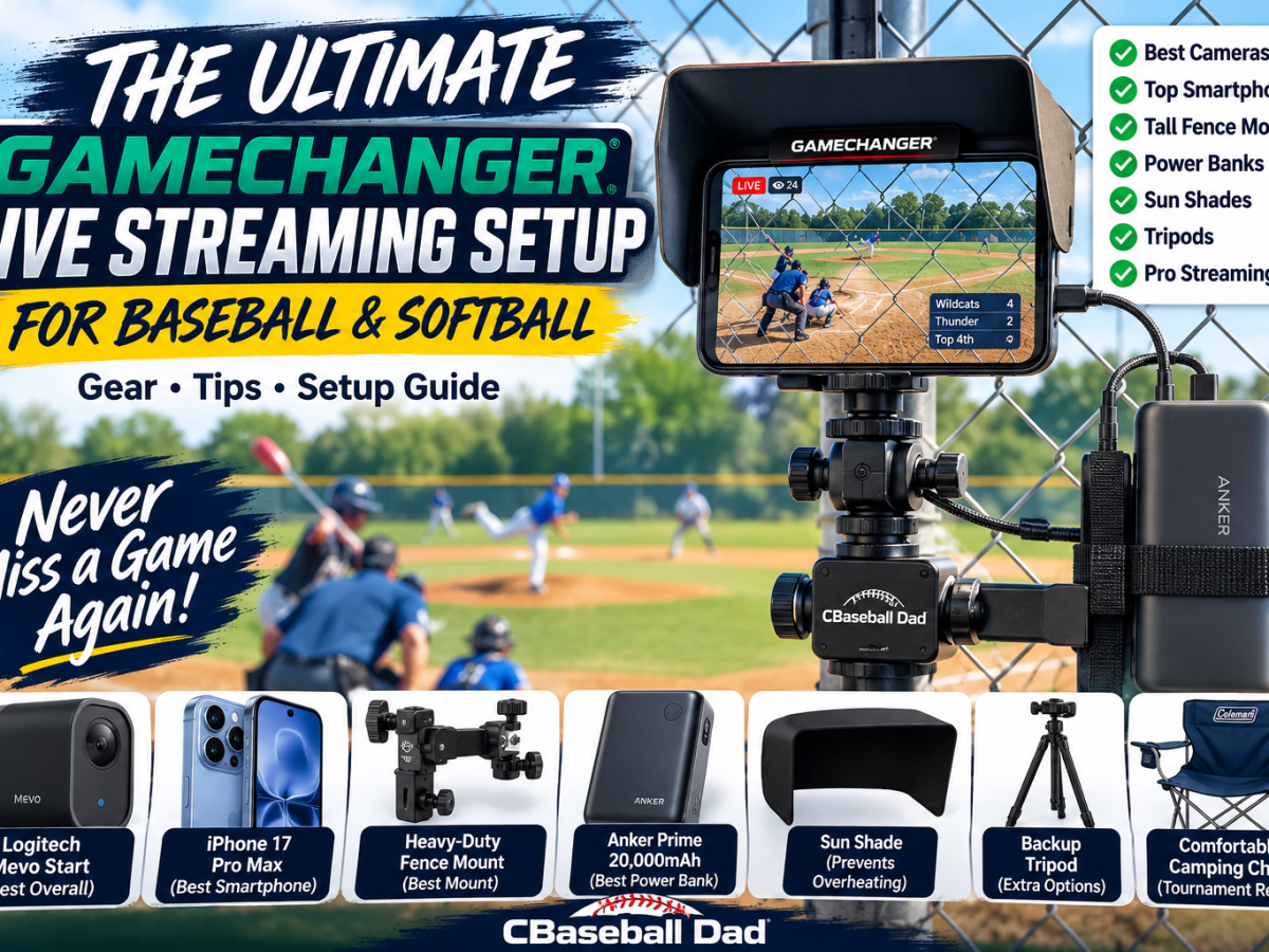 The Ultimate GameChanger Live Streaming Setup for Baseball & Softball (2026&nbsp;Guide)